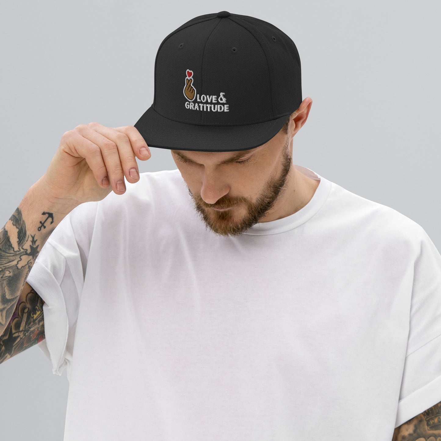 Love & Gratitude Snapback Hat