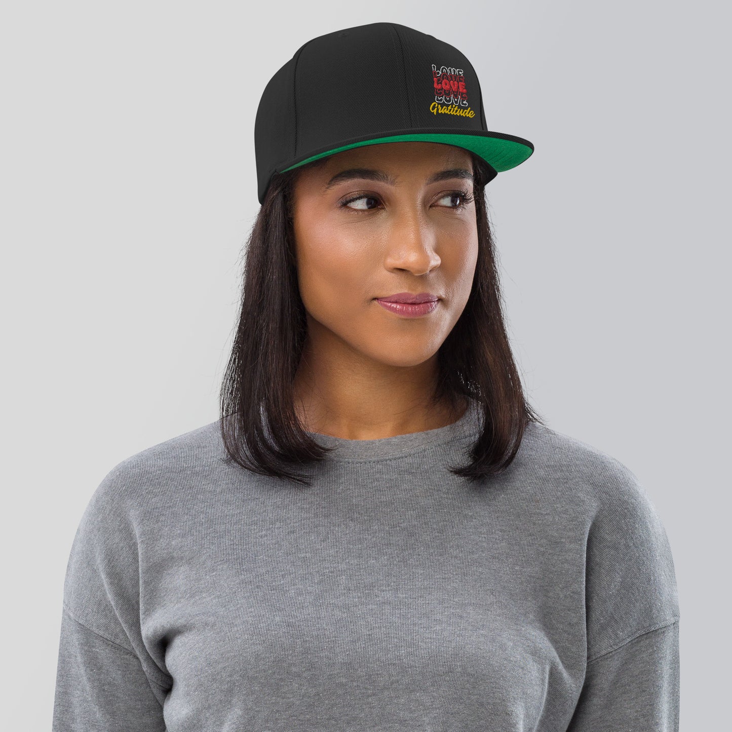 Love Gratitude Snapback Hat