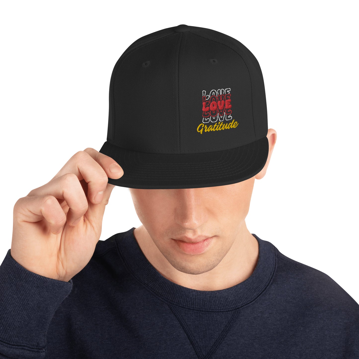 Love Gratitude Snapback Hat