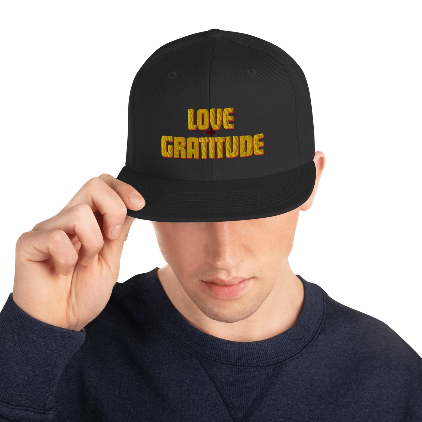 Love + Gratitude Snapback Hat