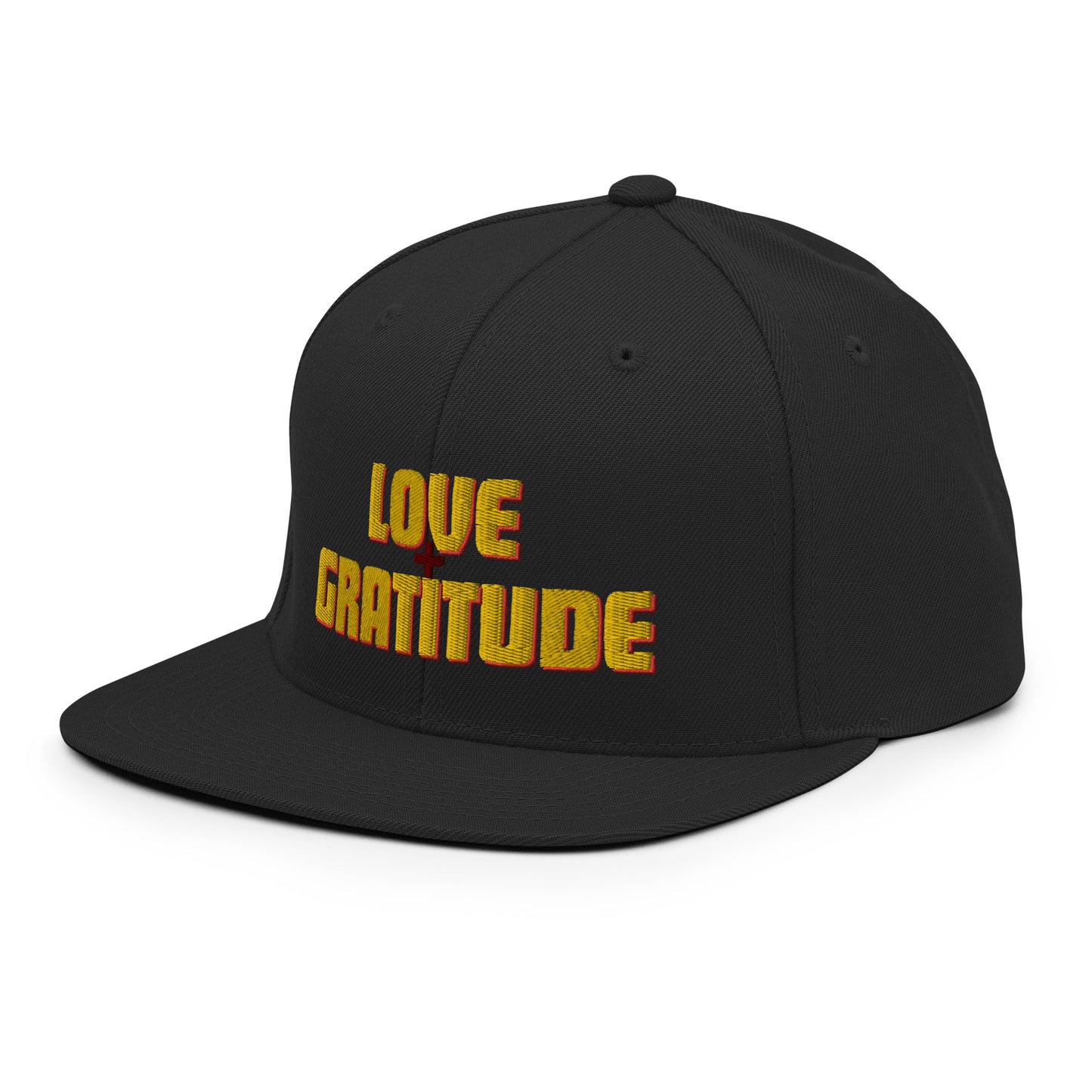 Love + Gratitude Snapback Hat