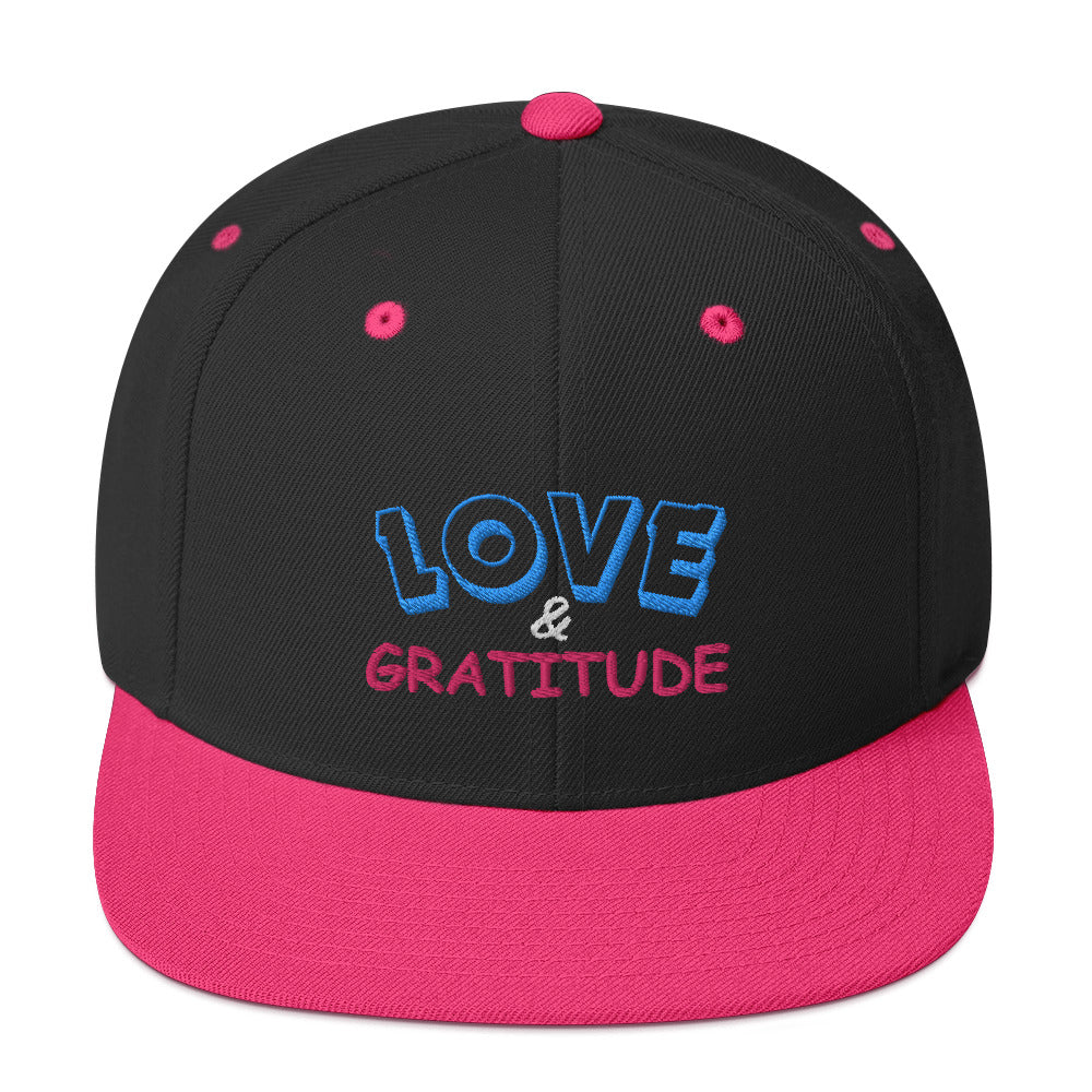 Love & Gratitude Snapback Hat