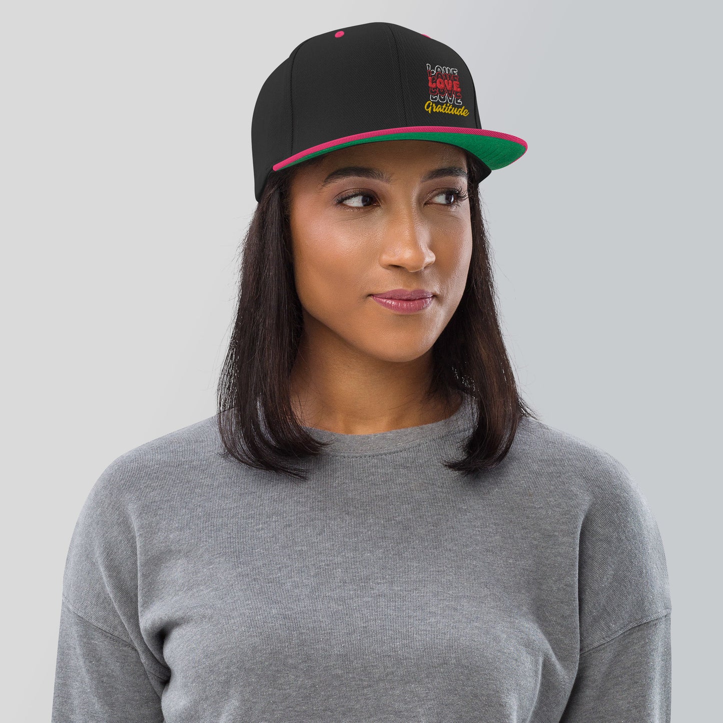 Love Gratitude Snapback Hat