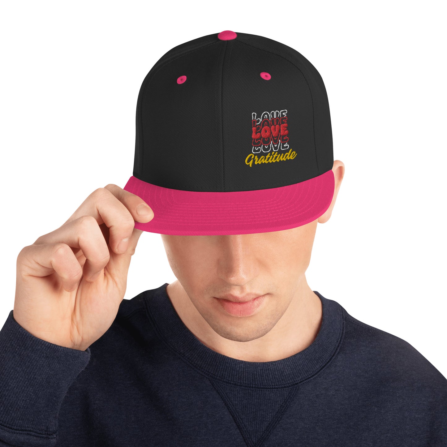 Love Gratitude Snapback Hat