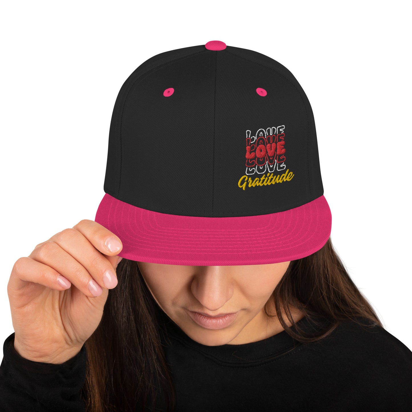Love Gratitude Snapback Hat