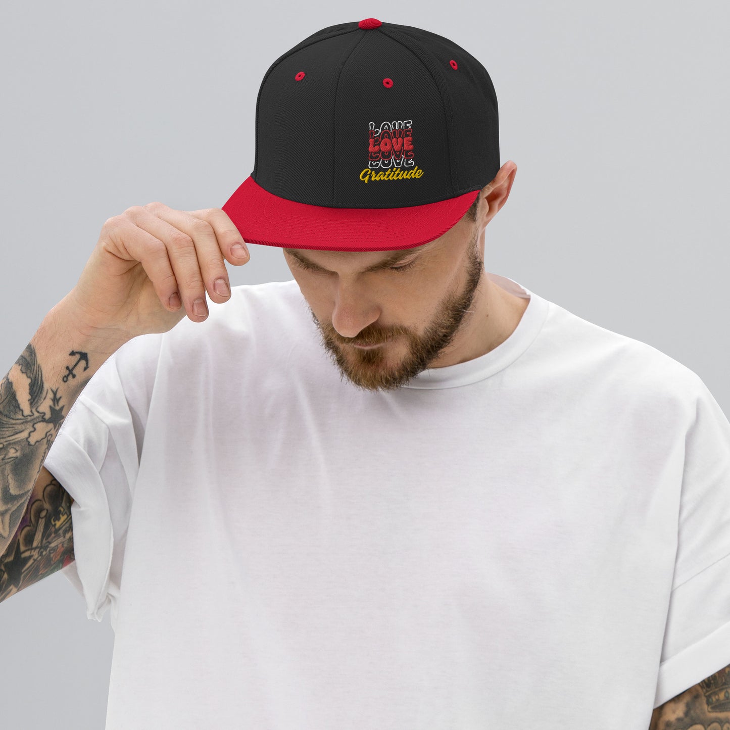 Love Gratitude Snapback Hat