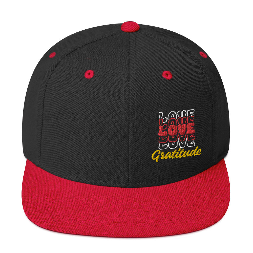 Love Gratitude Snapback Hat