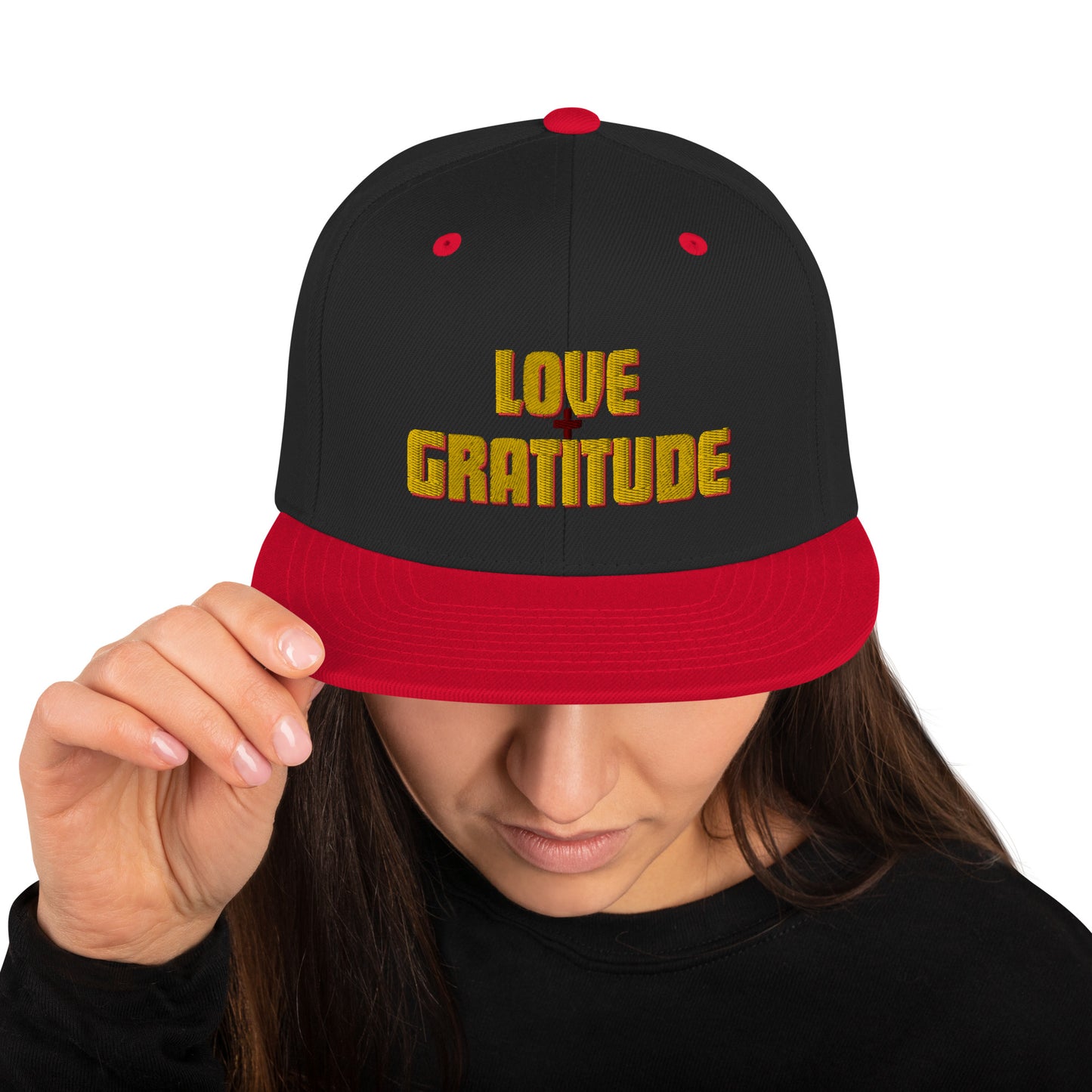 Love + Gratitude Snapback Hat