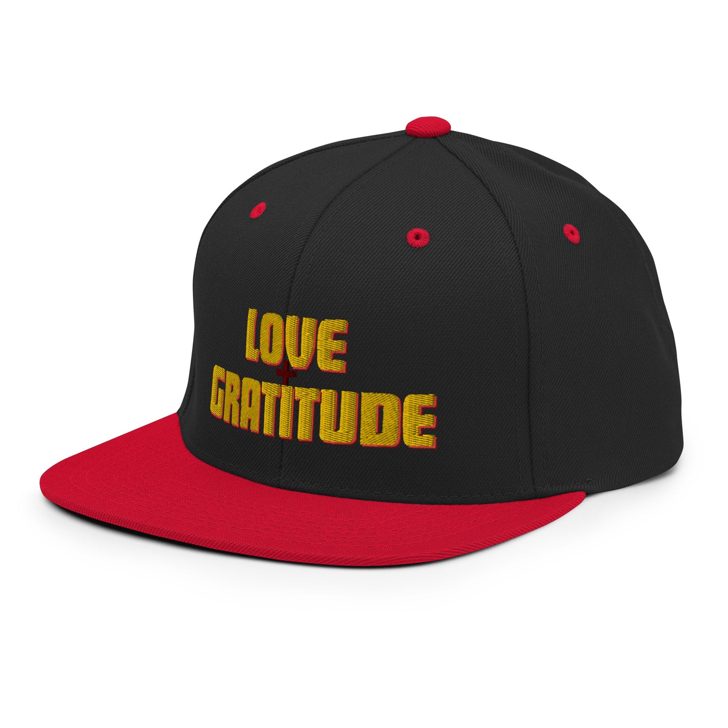 Love + Gratitude Snapback Hat