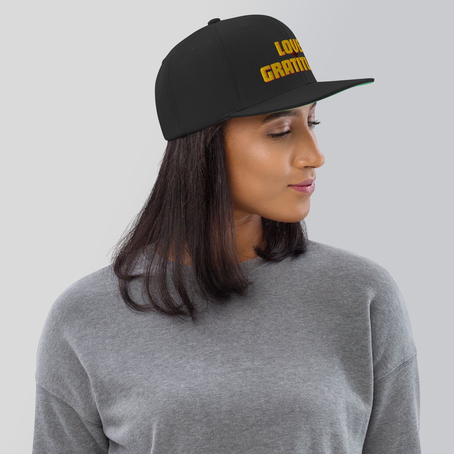 Love + Gratitude Snapback Hat