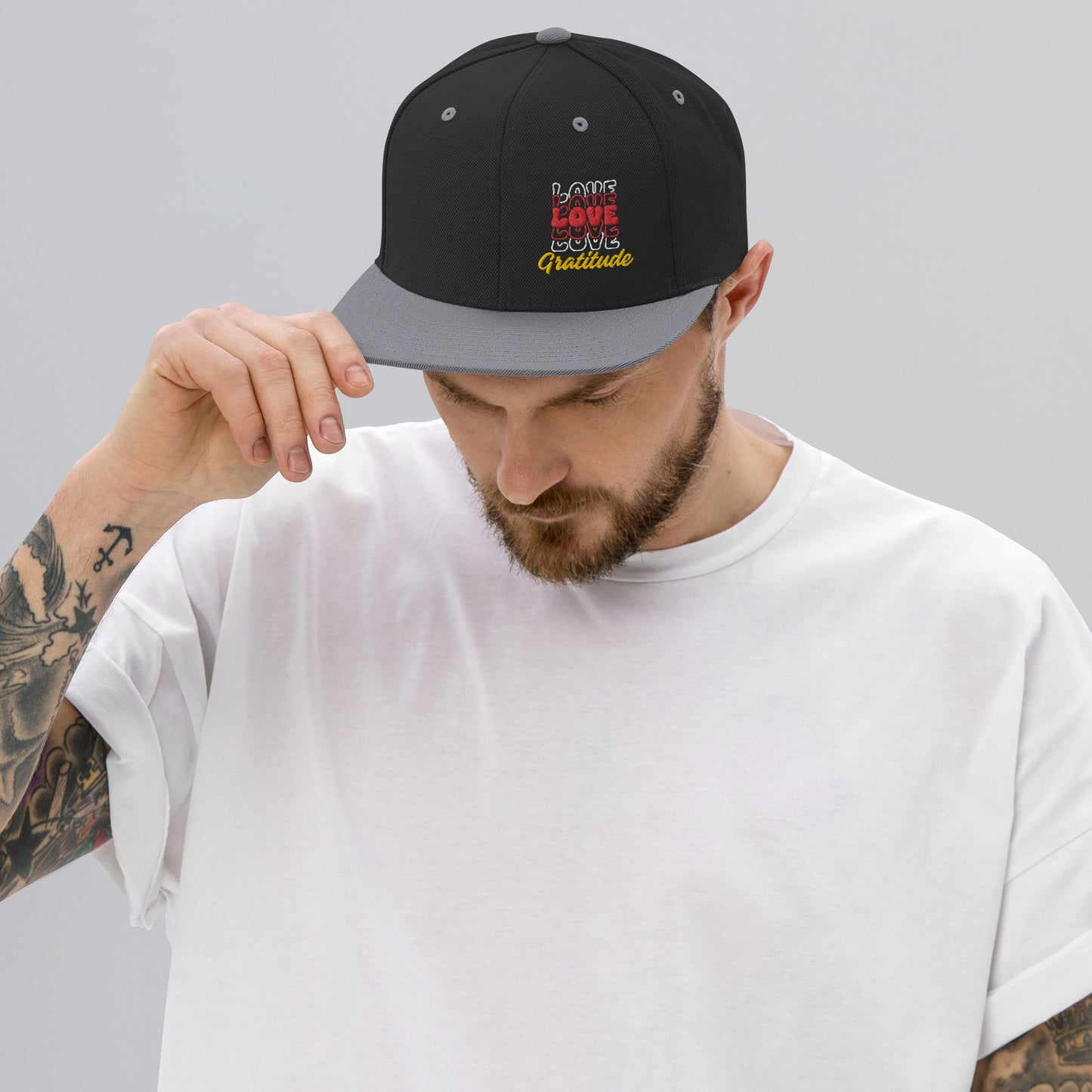 Love Gratitude Snapback Hat