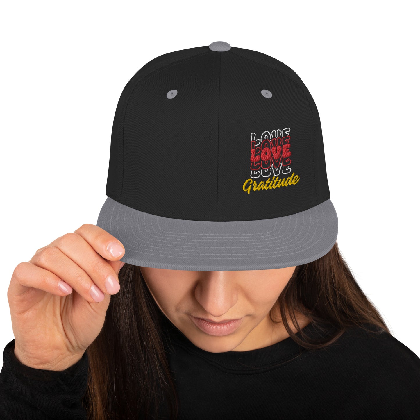 Love Gratitude Snapback Hat