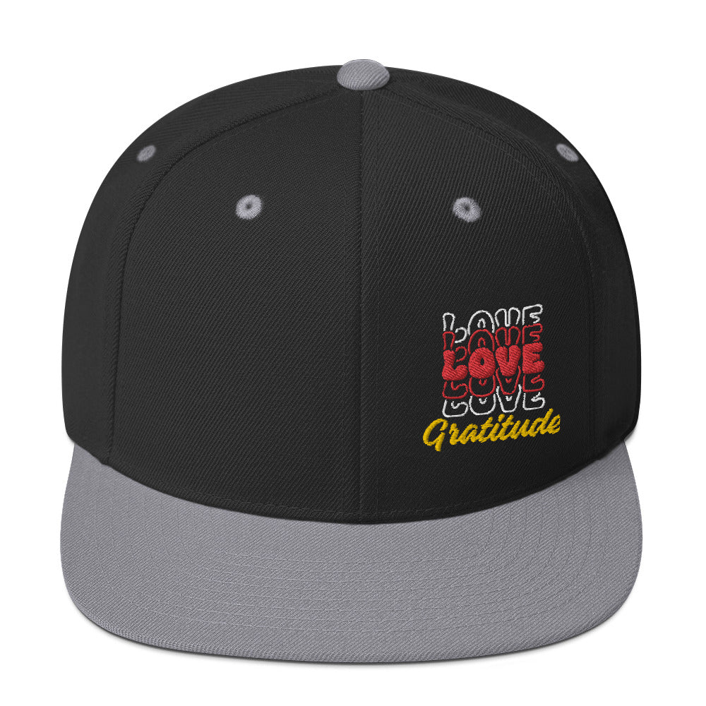 Love Gratitude Snapback Hat