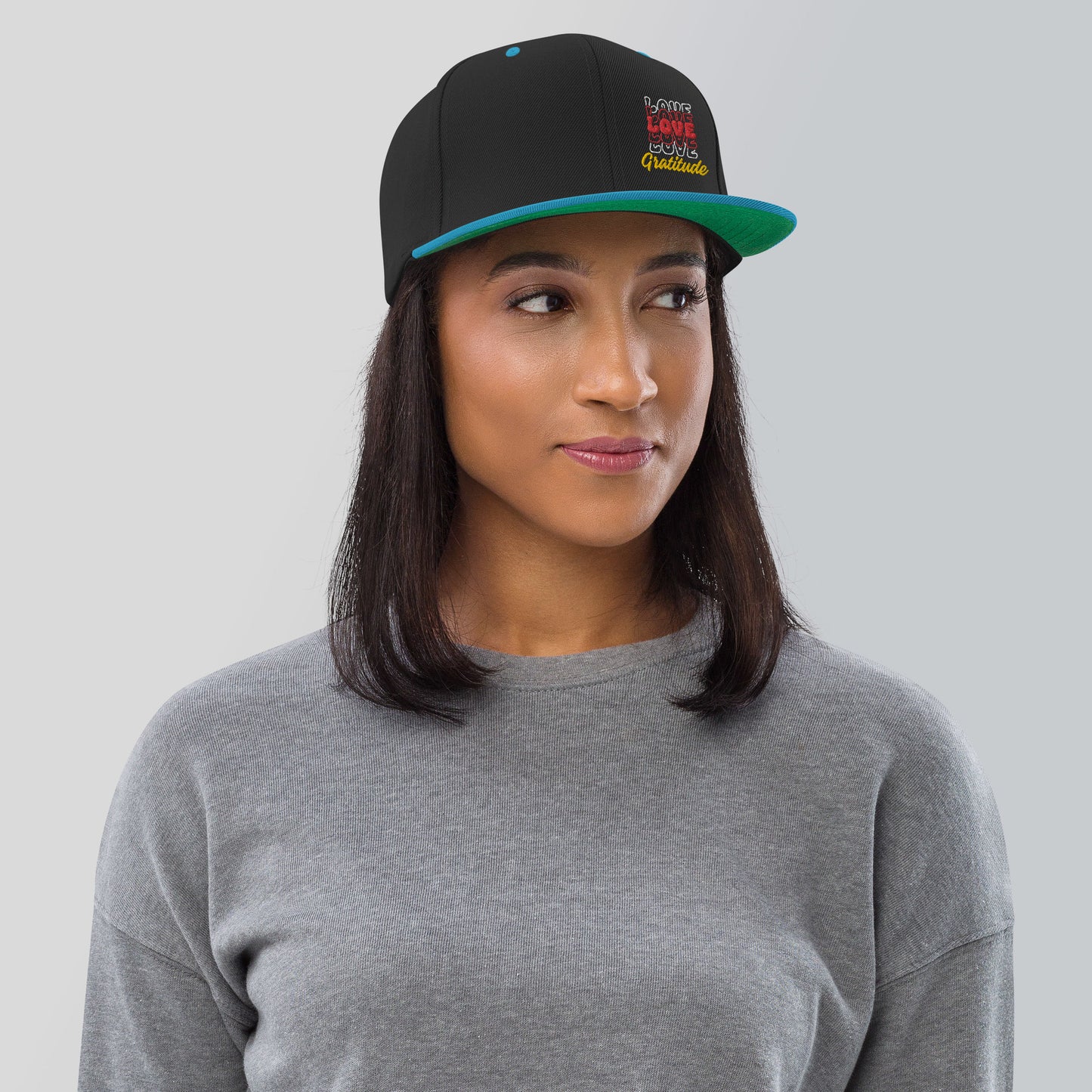 Love Gratitude Snapback Hat
