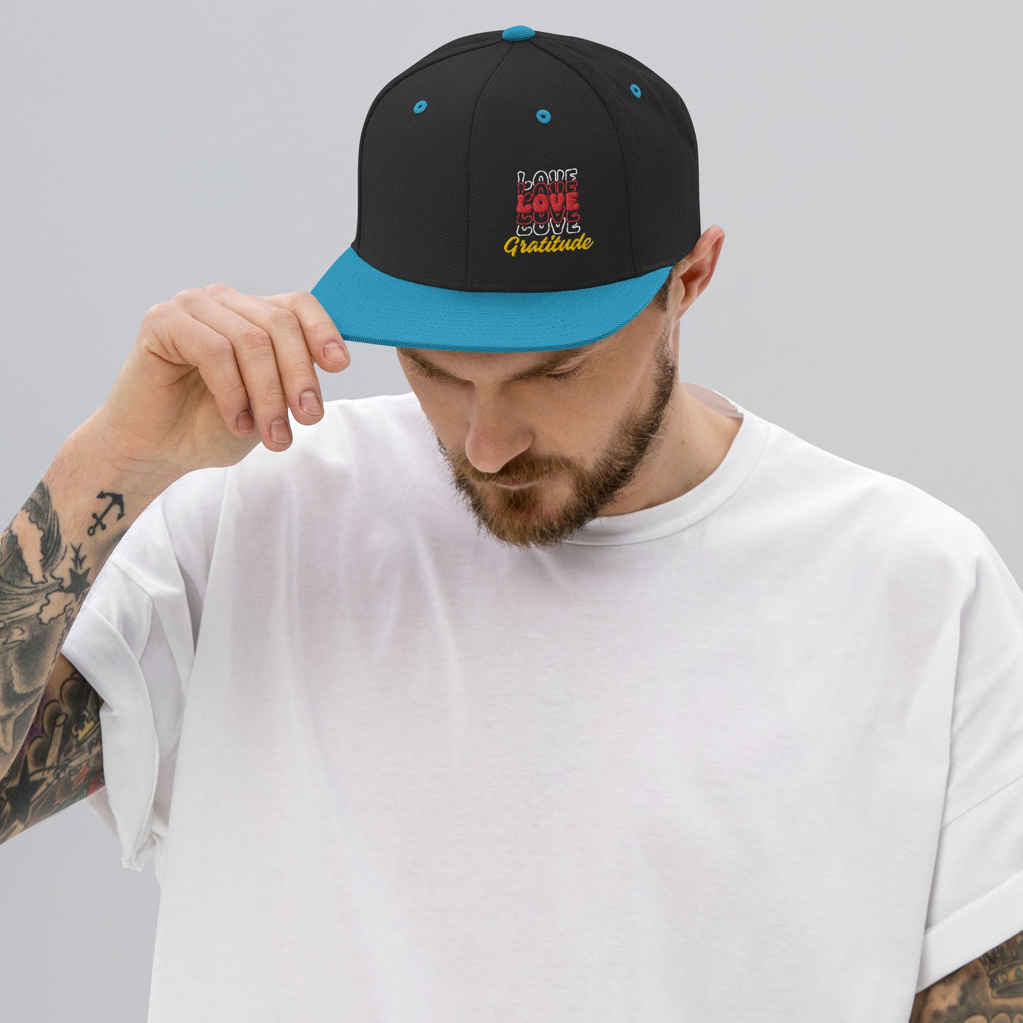 Love Gratitude Snapback Hat