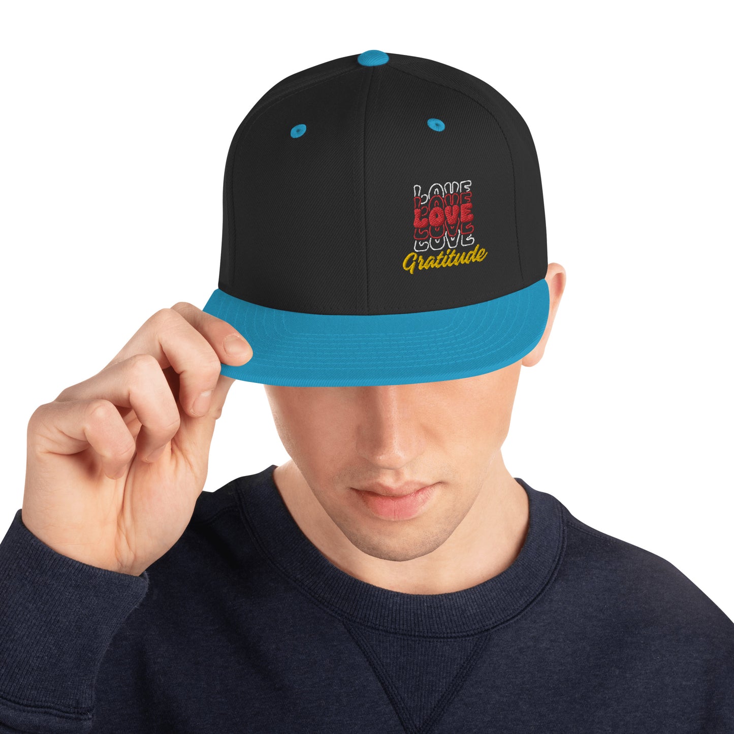 Love Gratitude Snapback Hat