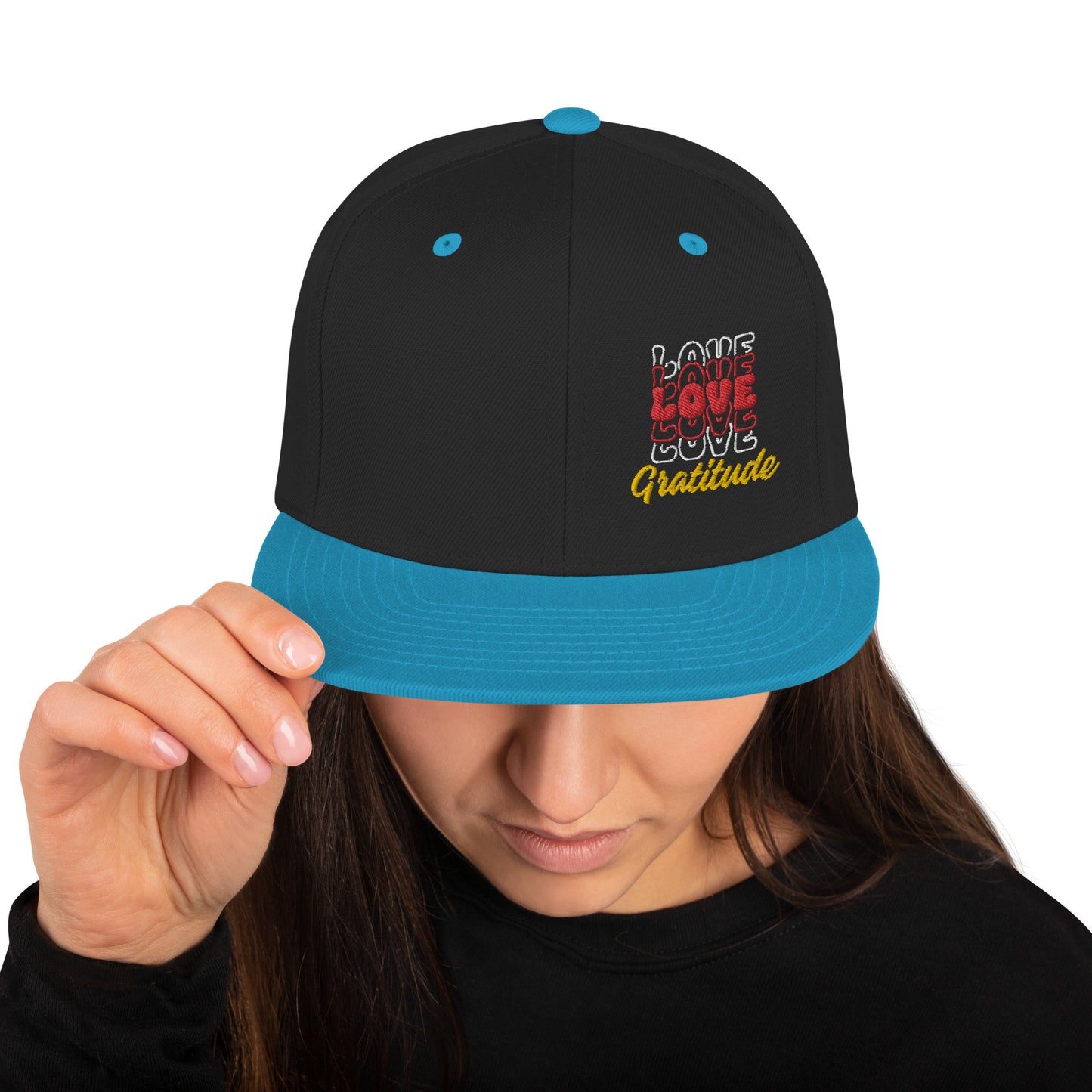 Love Gratitude Snapback Hat