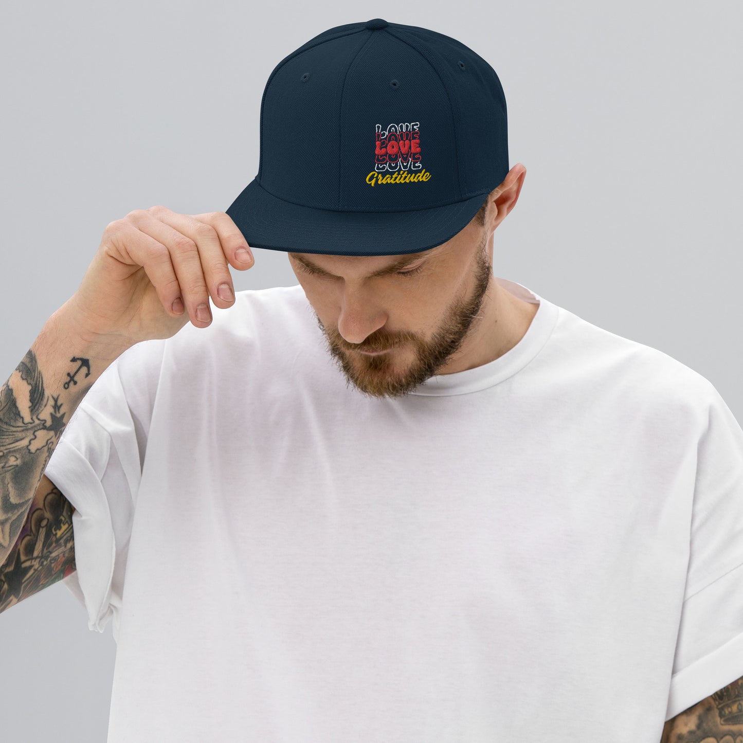 Love Gratitude Snapback Hat