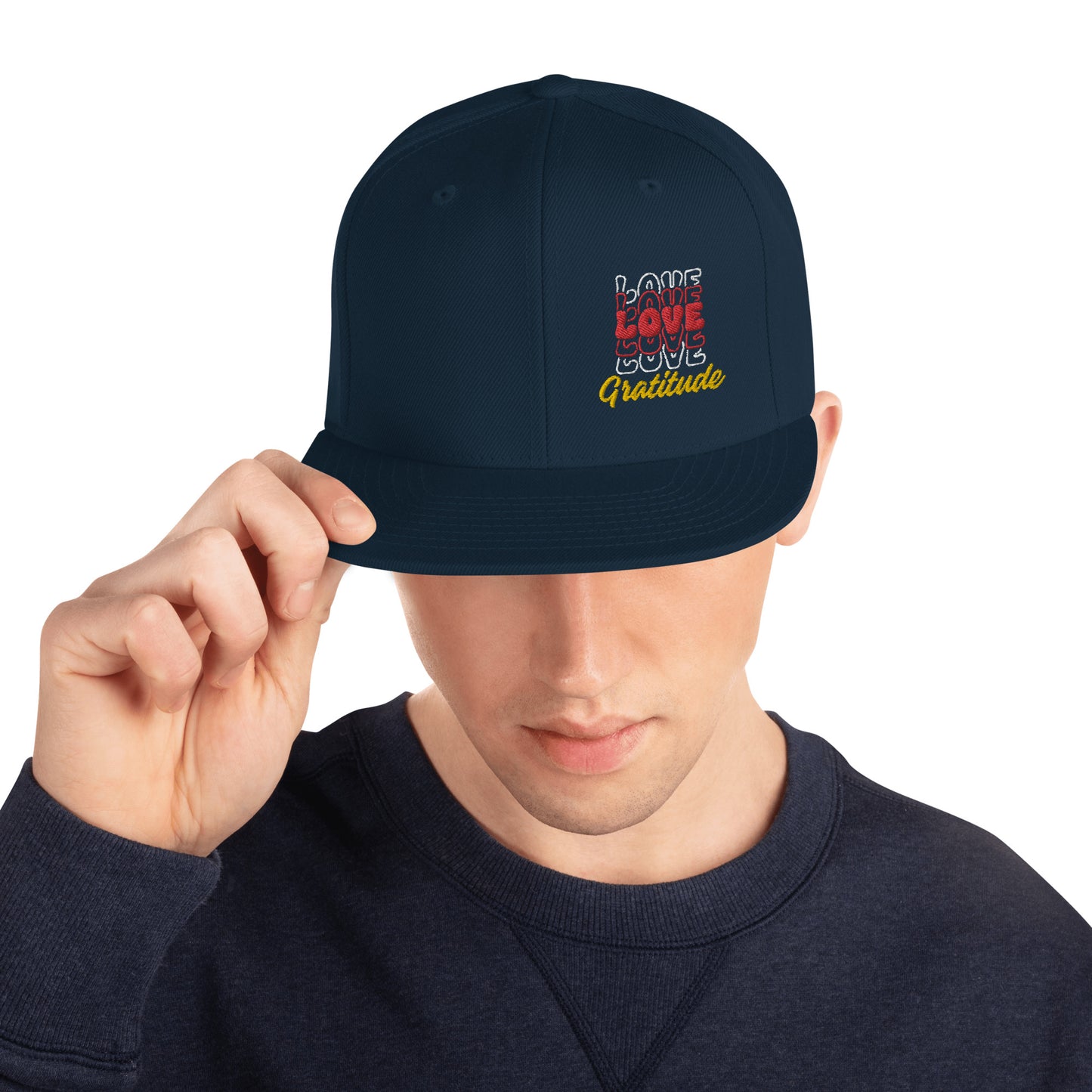 Love Gratitude Snapback Hat
