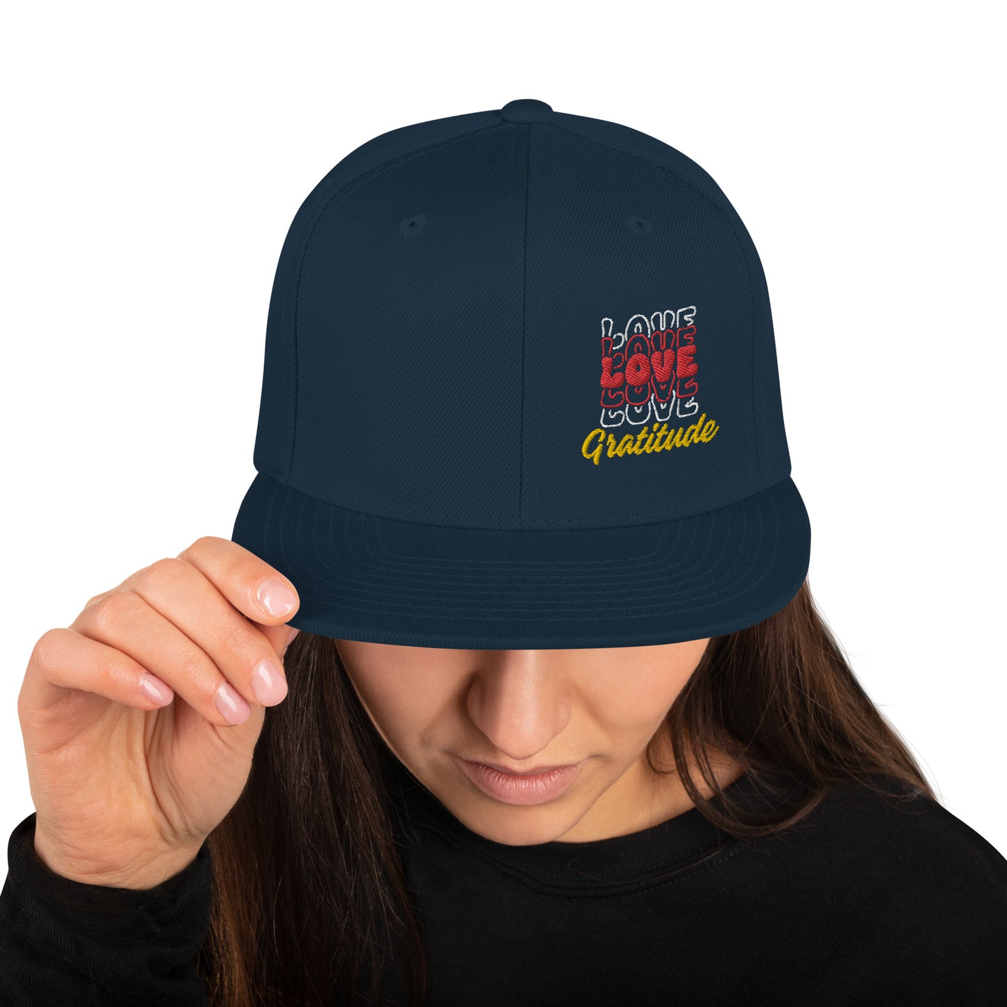 Love Gratitude Snapback Hat
