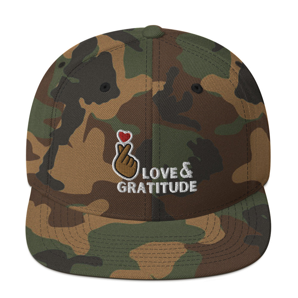 Love & Gratitude Snapback Hat