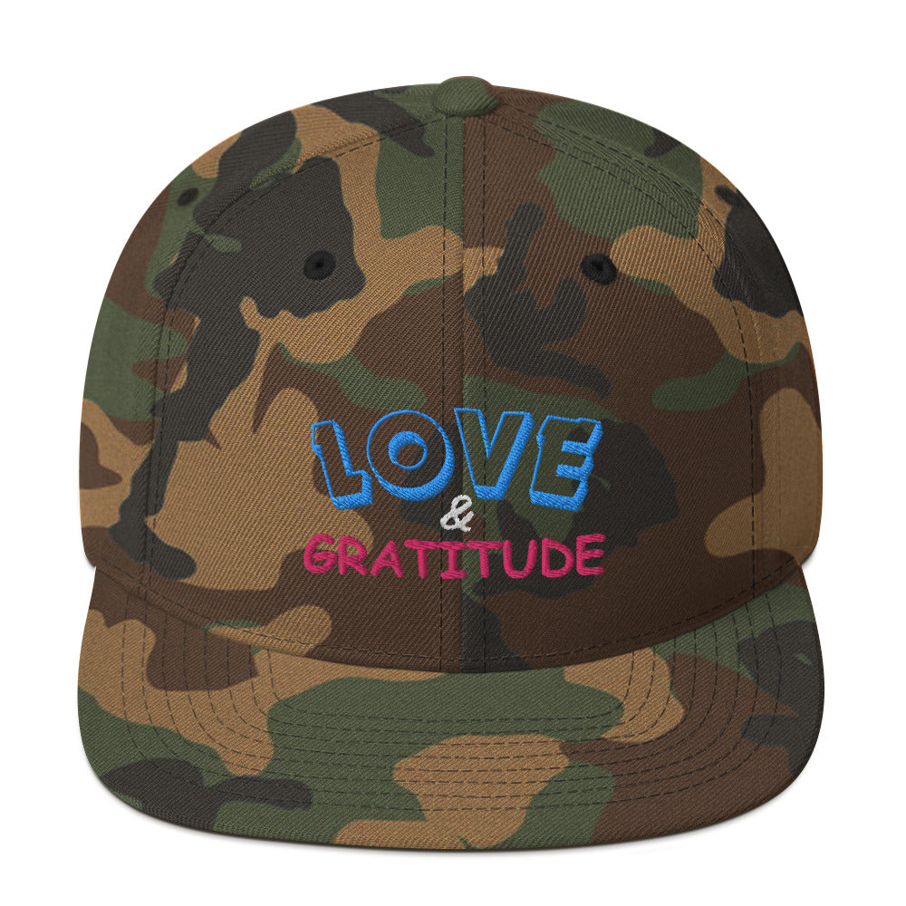 Love & Gratitude Snapback Hat