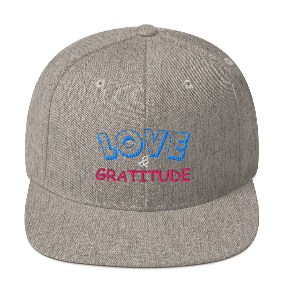 Love & Gratitude Snapback Hat