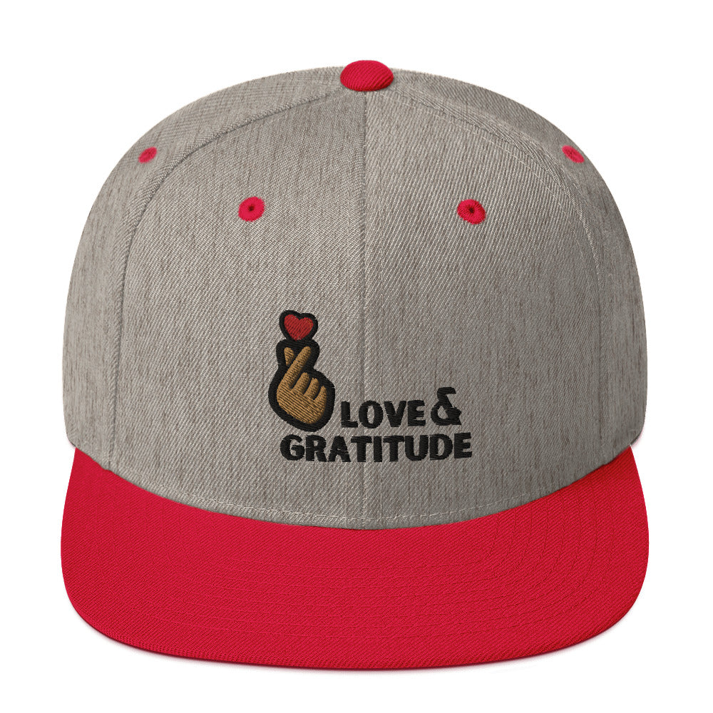 Love & Gratitude Snapback Hat