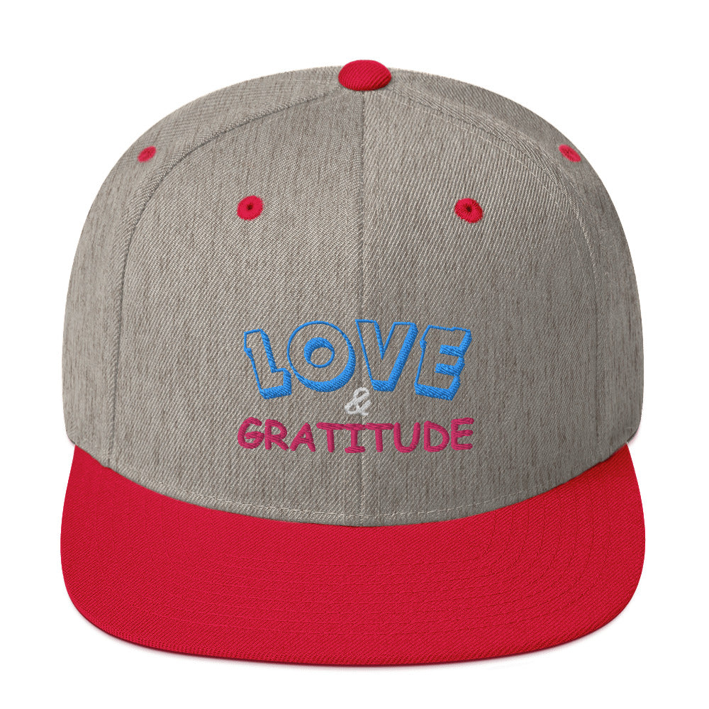 Love & Gratitude Snapback Hat