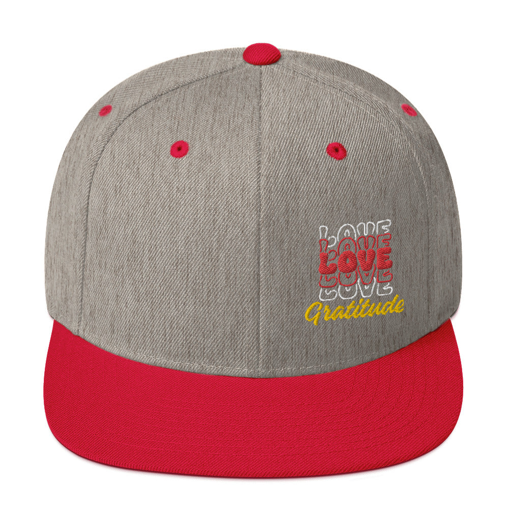 Love Gratitude Snapback Hat