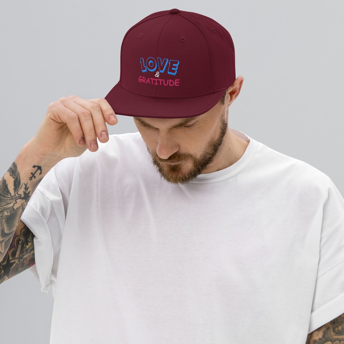 Love & Gratitude Snapback Hat
