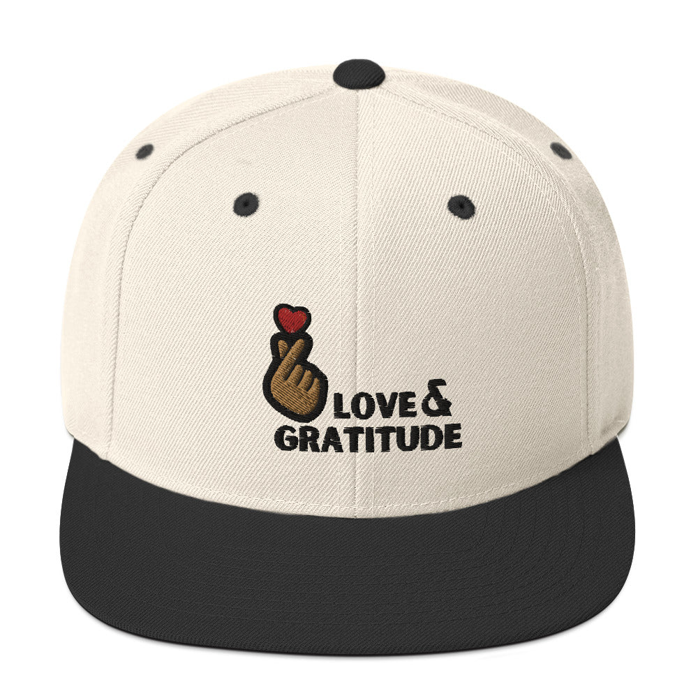 Love & Gratitude Snapback Hat