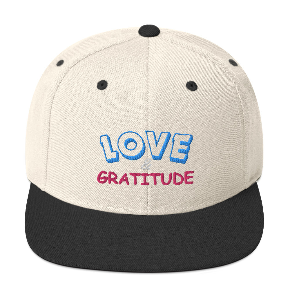 Love & Gratitude Snapback Hat