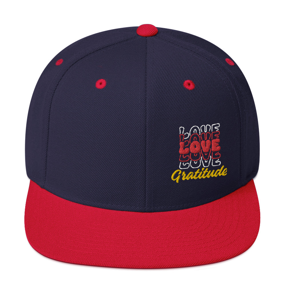 Love Gratitude Snapback Hat