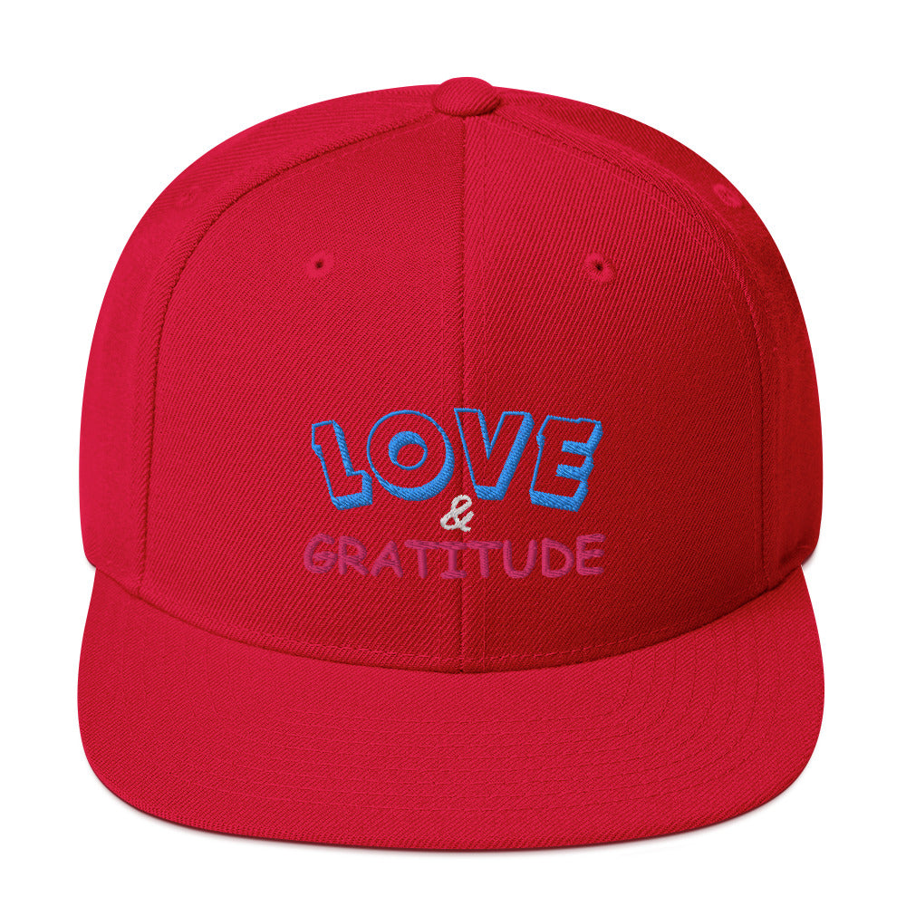 Love & Gratitude Snapback Hat