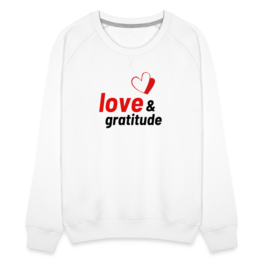 Women’s Premium Sweatshirt - white
