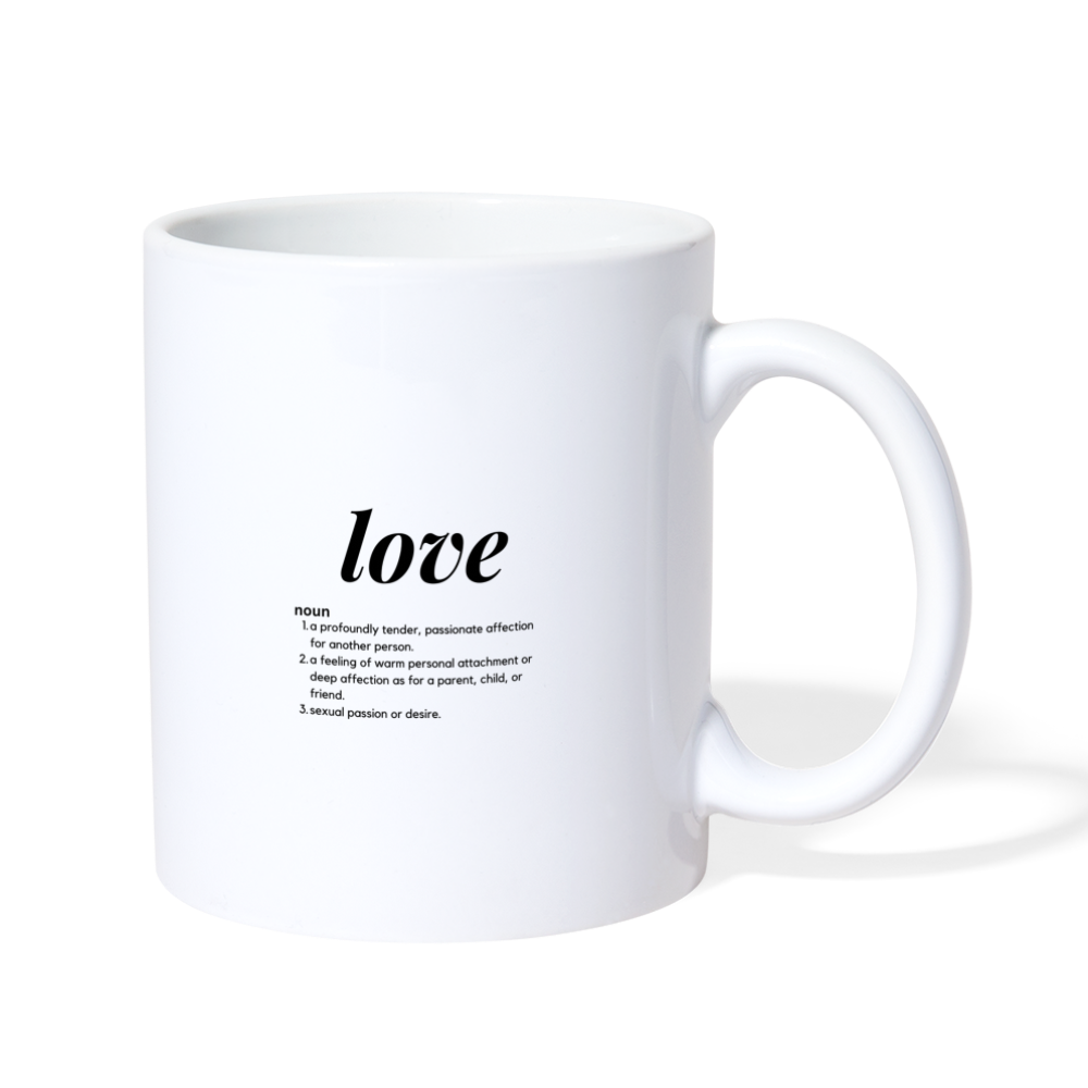 Love Coffee/Tea Mug - white