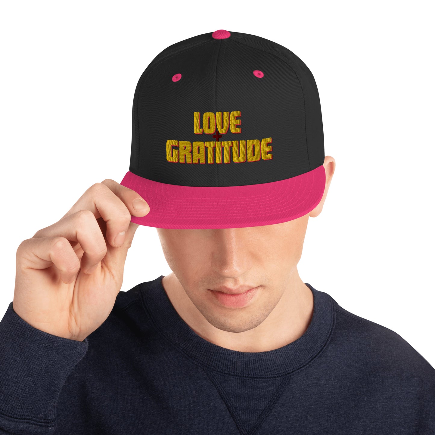 Love + Gratitude Snapback Hat