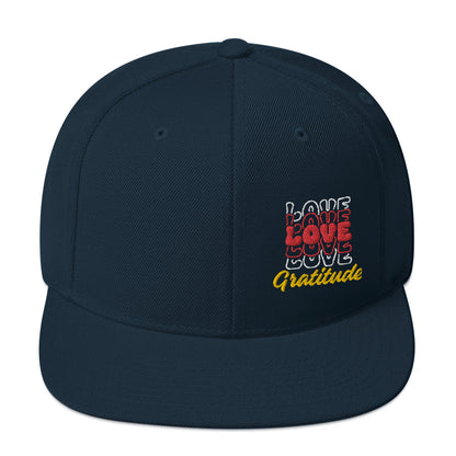 Love Gratitude Snapback Hat