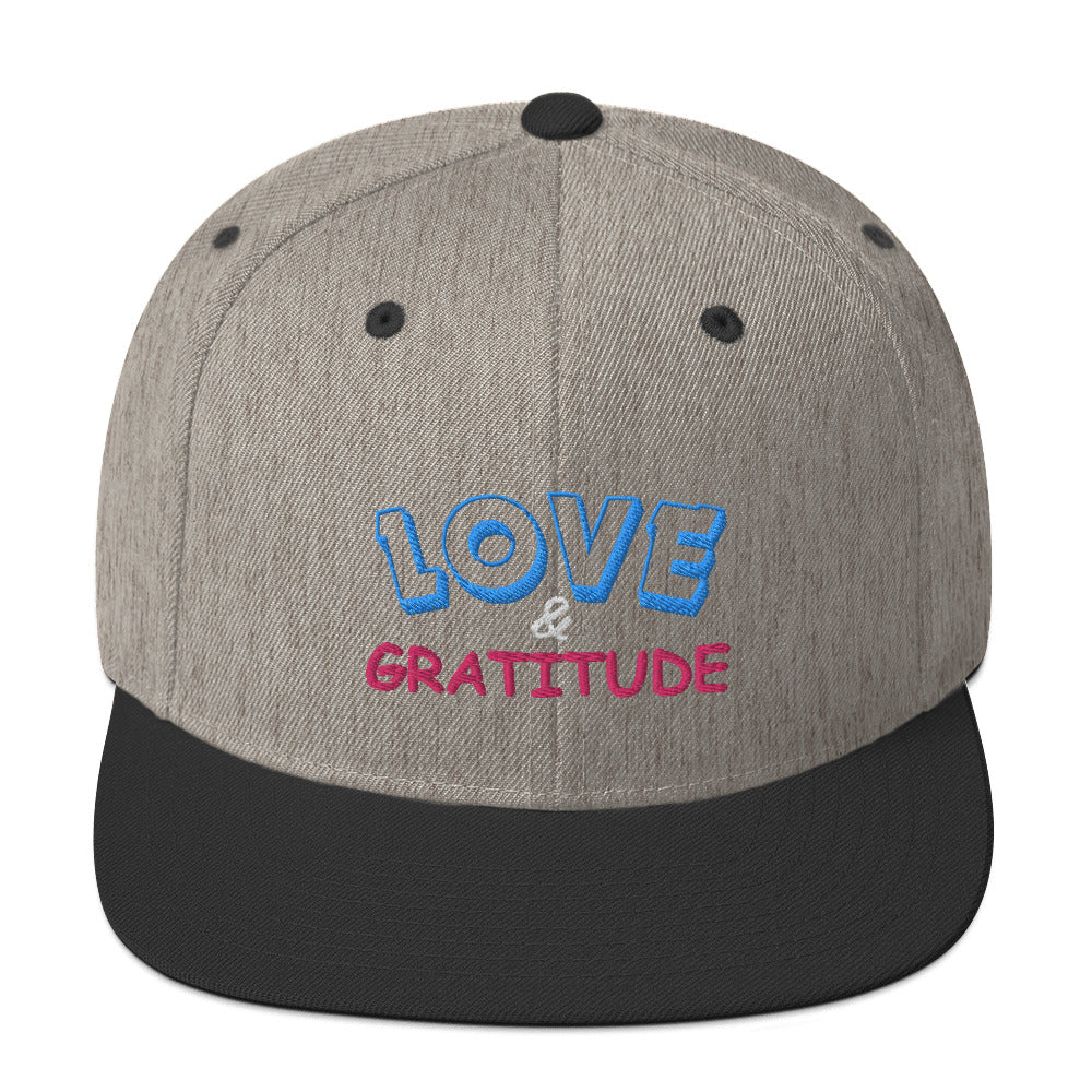 Love & Gratitude Snapback Hat