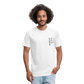 Love & Gratitude Fitted Cotton/Poly T-Shirt by Next Level - white