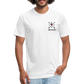 Love & Gratitude Fitted Cotton/Poly T-Shirt by Next Level - white