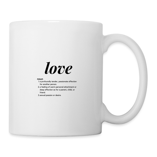 Love Coffee/Tea Mug - white