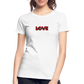 Love Gratitude Women’s Premium Organic T-Shirt - white