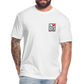 Love Gratitude Fitted Cotton/Poly T-Shirt - white